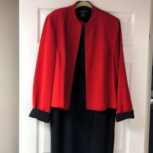 Women's black &red dress